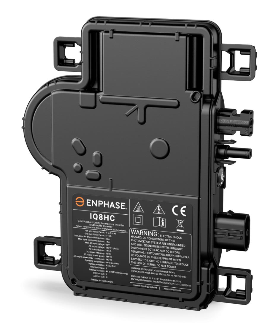 Enphase IQ8HC Micro Inverter With Integrated MC4 Connector